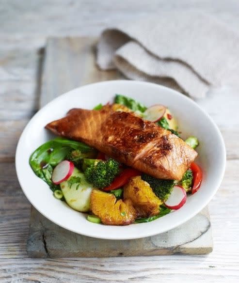 salmon recipes salmon and orange stir fry