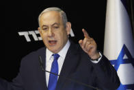 Israel refuses to confirm it has any nuclear weapons but it is thought to be in possession of around 80 to 90 weapons, according to Campaign for Nuclear Disarmament. The weapons are allegedly land-based, on submarines and also on aircraft. <em>Picture: Israeli Prime Minister Benjamin Netanyahu (AP)</em>