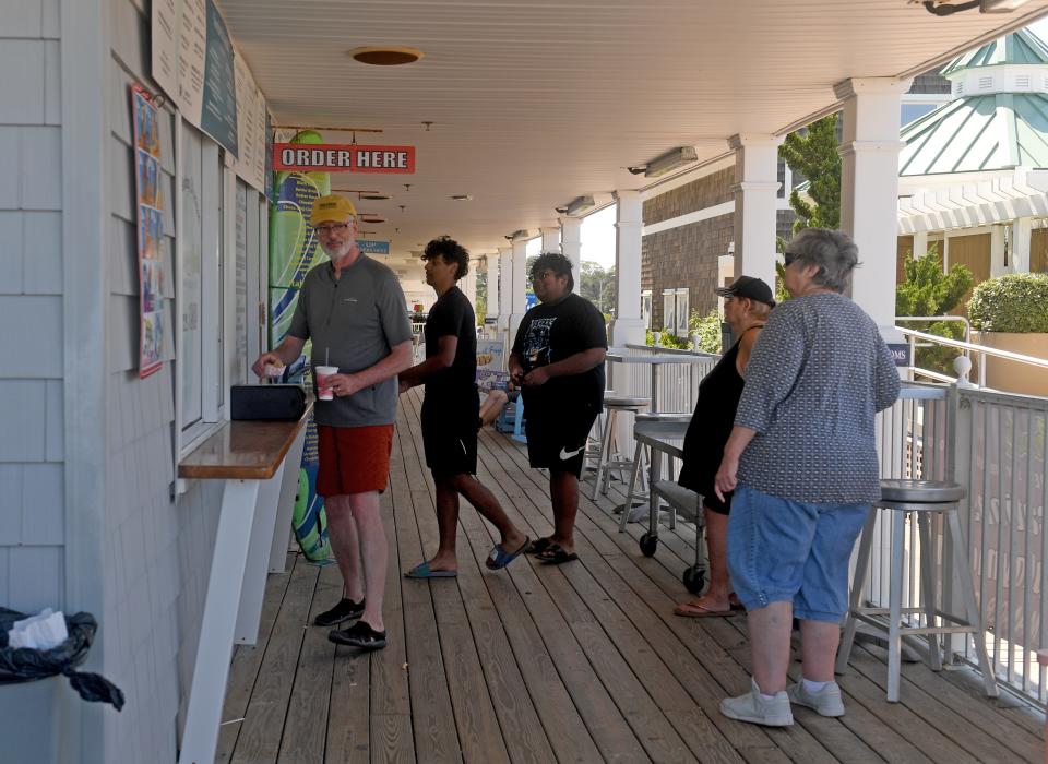 Shore Break sells a variety of treats for beachgoers on June 17, 2021, in Bethany Beach, Del.