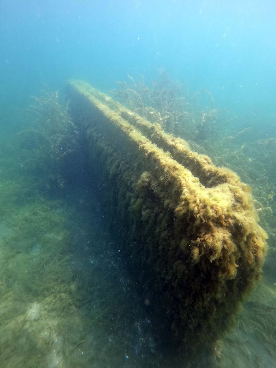 The remains of the Boaz, a 19th-century double-centerboard lumber schooner that sank in Door County's North Bay in 1900, was placed on the National Register of Historic Places, about four months after it was named to the Wisconsin State Register of Historic Places.