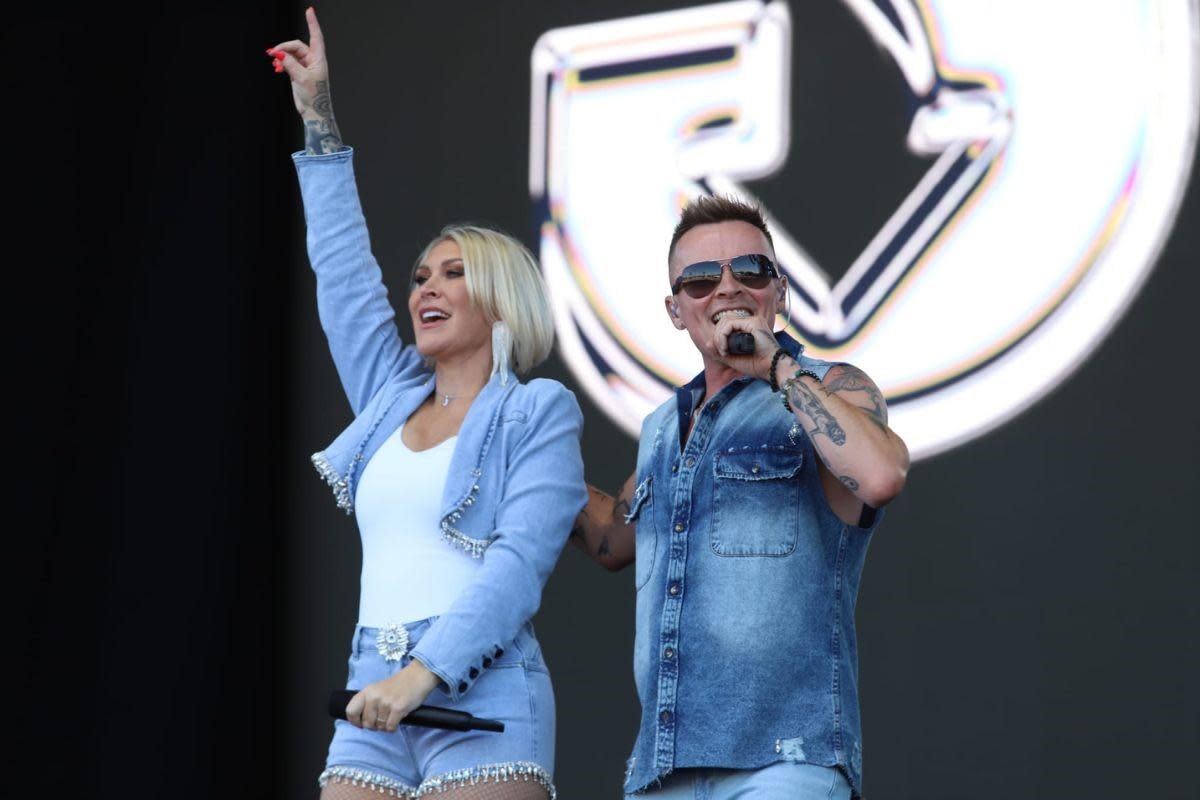 S Club performed all their hits on the Main Stage. <i>(Image: Paul Blackley/IWCP)</i>