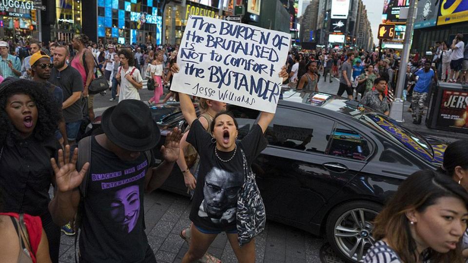 Fury on the streets on NYC