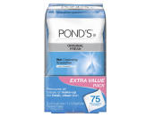 <p>"I tend to suffer from dryness on my cheeks and nose, so I need to be very careful that the makeup wipes I use don't end up striping my skin. I love Pond's wipes beause they lift makeup with ease (swipe one across a face covered with foundation and then look at what transfers to the super soft cloth--it's wild), but they don't dry out my skin. I would assume it's because they're infused with the same vitamin E-packed technology as Pond's Cold Cream, which so happens to be the first cleanser I ever used," says MIMI Editor, Victoria Moorhouse.</p> <p>$9 | <a rel="nofollow noopener" href="http://click.linksynergy.com/fs-bin/click?id=93xLBvPhAeE&subid=0&offerid=438862.1&type=10&tmpid=19902&RD_PARM1=http%3A%2F%2Fwww.target.com%2Fp%2Fpond-s-wet-cleansing-towelettes-original-fresh-75-ct%2F-%2FA-12980790%3Fref%3Dtgt_adv_XS000000%2526AFID%3Dgoog" target="_blank" data-ylk="slk:SHOP IT;elm:context_link;itc:0;sec:content-canvas" class="link ">SHOP IT</a></p>