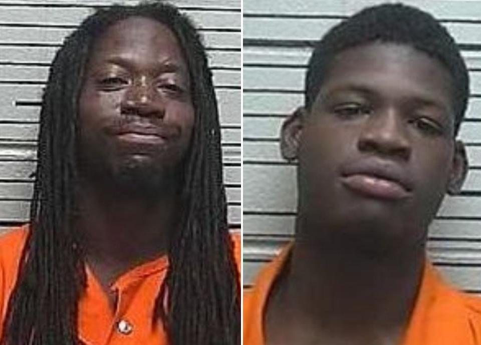 Left to right: Marty Morgan, Keon Cain. Circuit Judge Bill Lewis Jr. sentence Morgan, 38, and Cain, 23, to life in prison without the possibility of parole on capital murder charges.