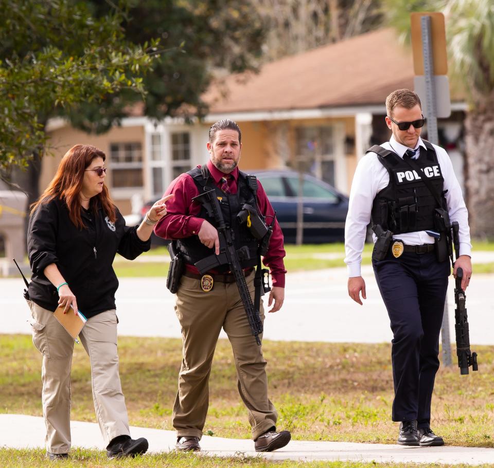 This was the scene at Horizon Academy on Tuesday.