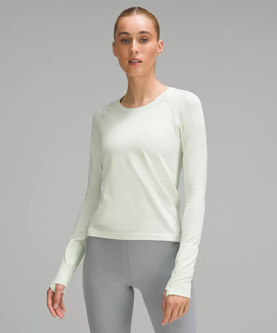 Swiftly Tech Long-Sleeve Shirt 2.0 (Photo via Lululemon)