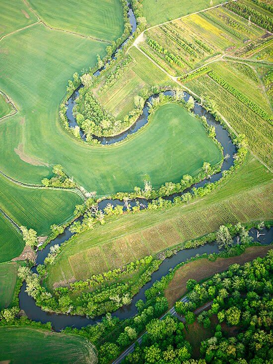 Winding river