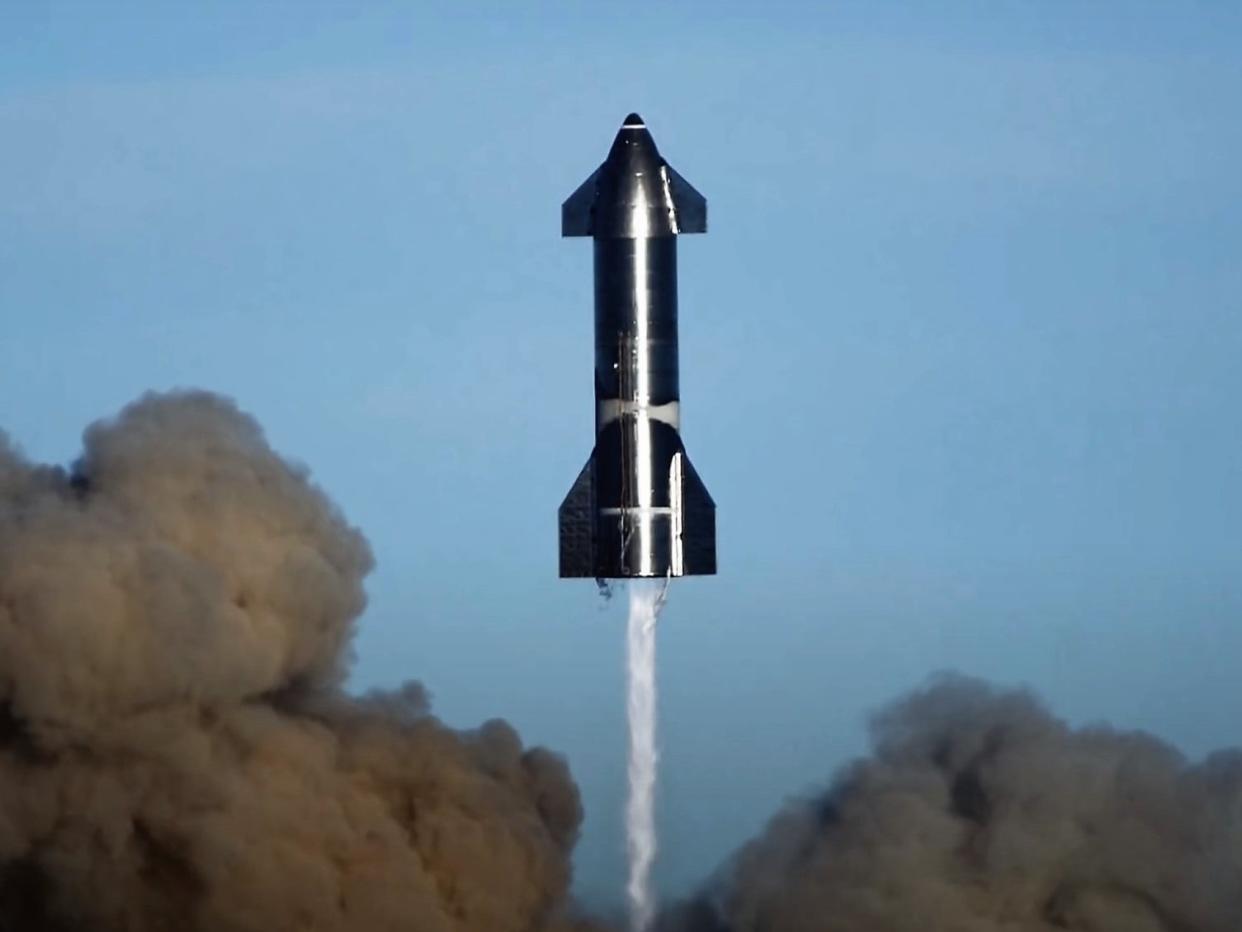 <p>Cohete spacex lanza 2021</p> (Spacex)