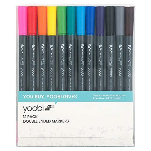 7) Yoobi Paint Brush Markers