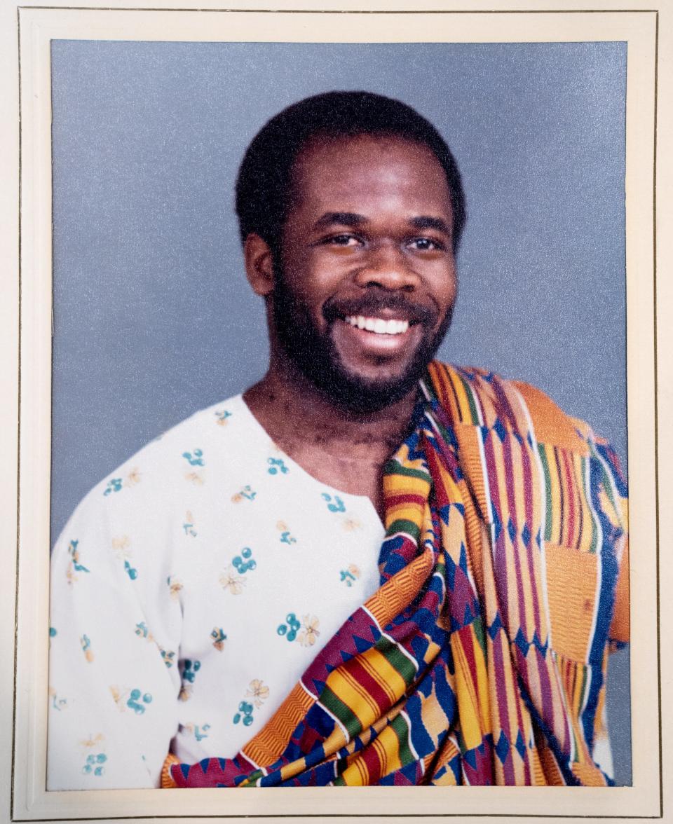 Paul T. Kwami when he was a  Fisk Jubilee Singer between 1983 and 1985.