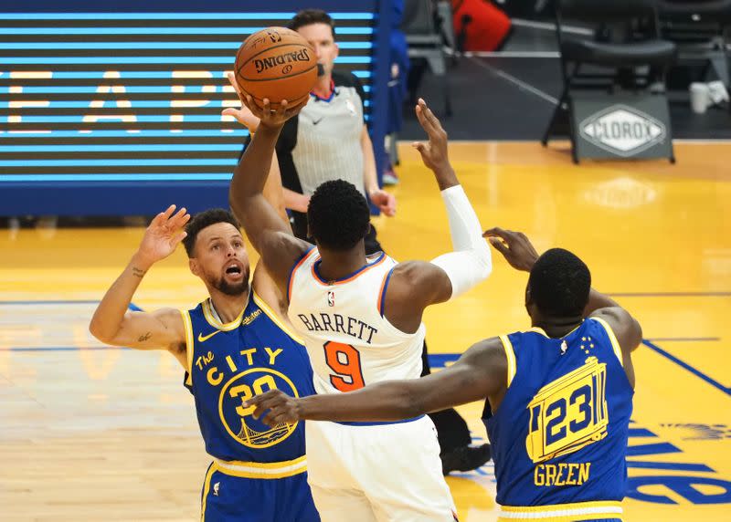 NBA: New York Knicks at Golden State Warriors