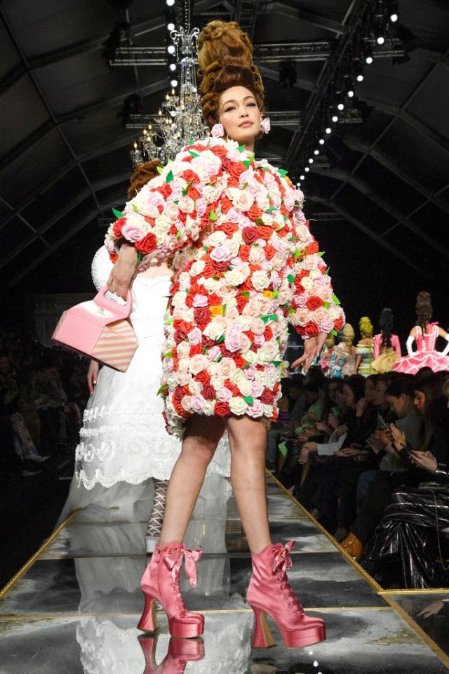 Good Morning America - Moschino dress that looks like plastic wrap