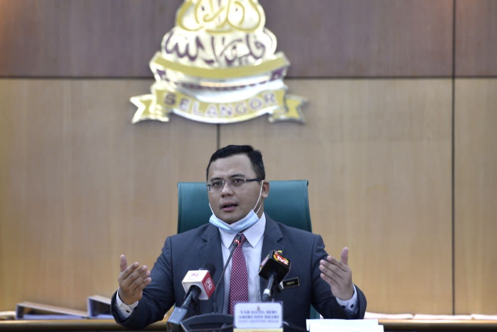 Selangor Mentri Besar Datuk Amirudin Shari said objections to the PJD Link and other development projects in the state are due to his administration’s open engagements with stakeholders through public hearings. — Picture by Miera Zulyana