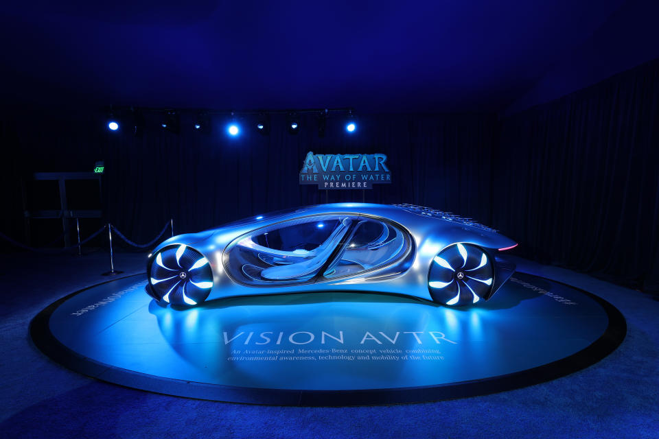 Mercedez-Benz Vision AVTR at the ‘Avatar 2’ Hollywood Premiere