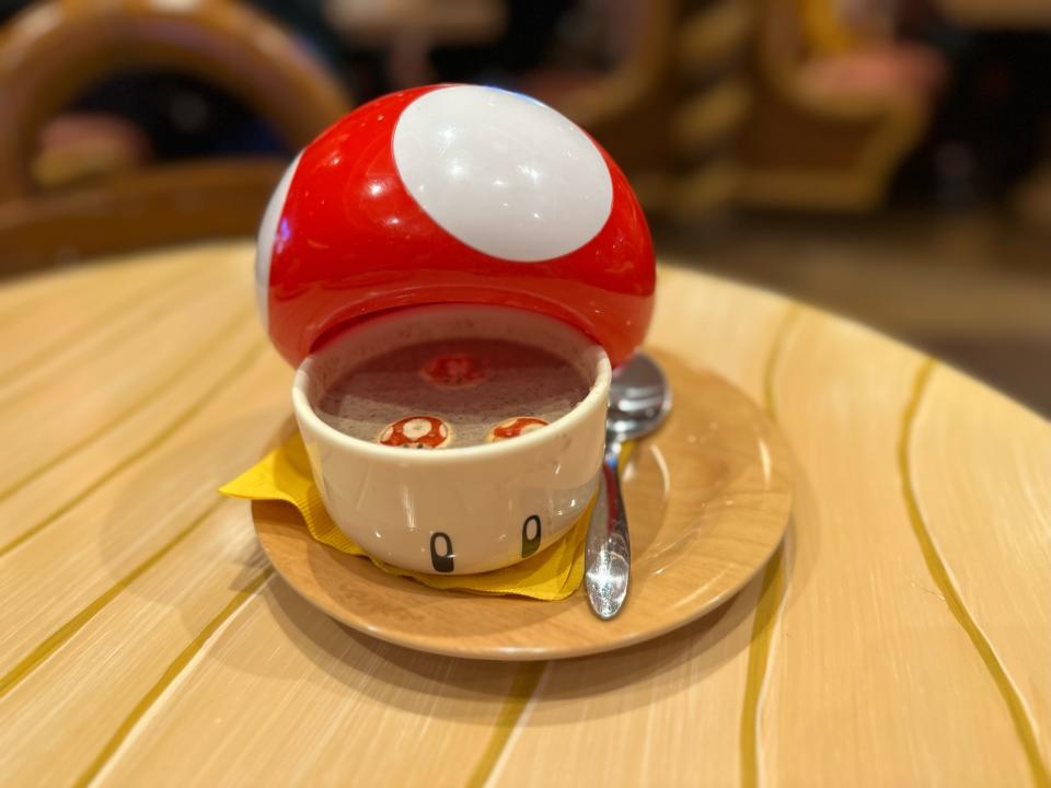 The only disappointing thing about this mushroom soup is that the bowl its served in is not for sale. (Photo: Carly Caramanna)