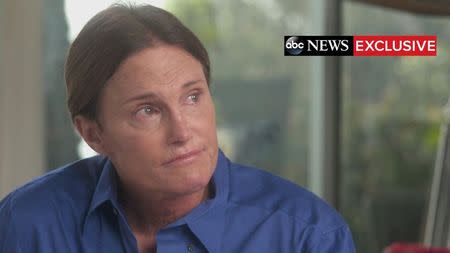 Bruce Jenner is seen as he sits down with ABC News anchor Diane Sawyer for a two-hour interview that aired during a special edition of ABC News on April 24, 2015. REUTERS/ABC News/Handout via Reuters