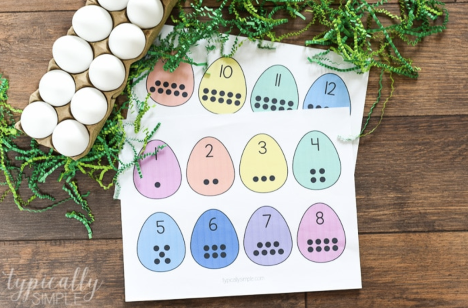 Easter Egg Counting Hunt