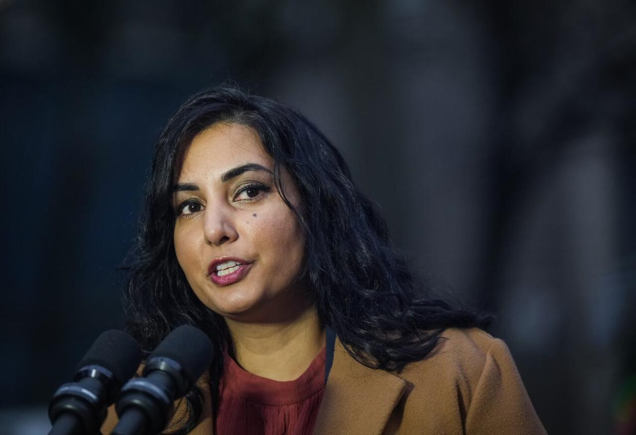 B.C. Attorney General Niki Sharma is applauding Canada's decision to join an international convention that streamlines the certification of official documents. (Darryl Dyck/The Canadian Press - image credit)