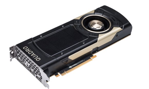 An NVIDIA graphics card.