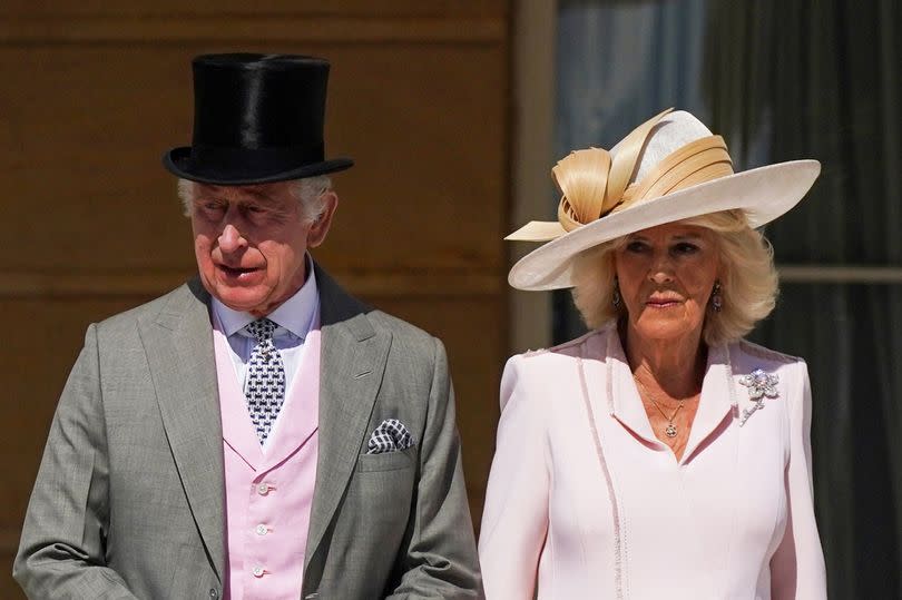 Queen Camilla pictured with King Charles
