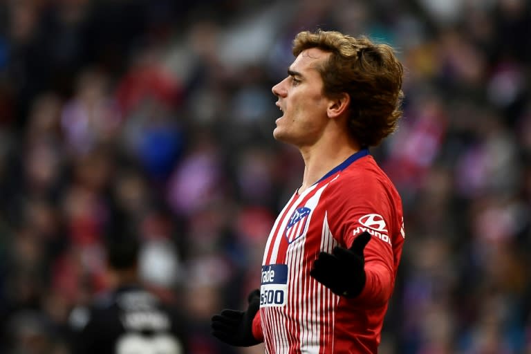 Antoine Griezmann came off the bench in the second half