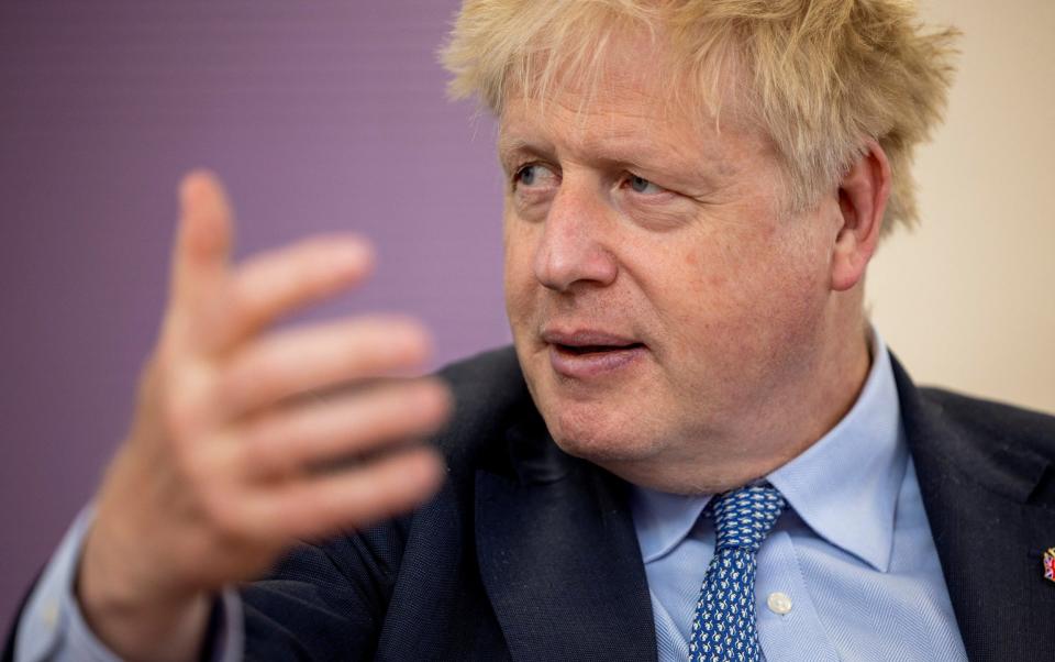 Boris Johnson said it was 'absolutely vital' Ukraine has the weapons it needs to protect itself against Russia's artillery bombardment - James Glossop/Pool via REUTERS/Reuters