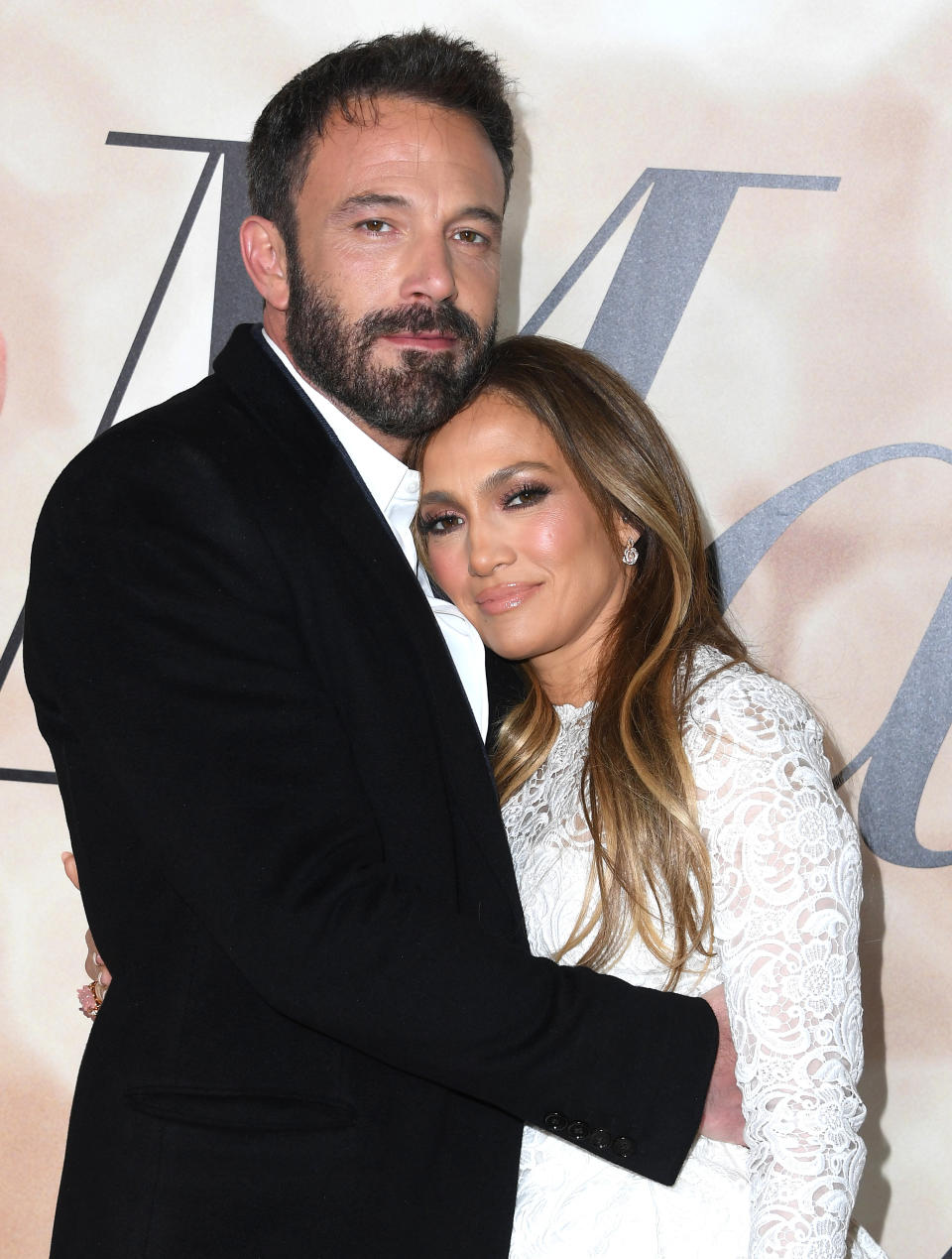 Ben Affleck and Jennifer Lopez on the red carpet