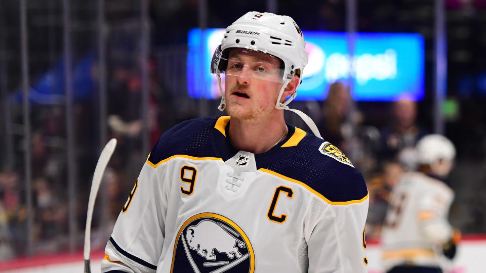 The drama between the Sabres and Jack Eichel has reached a new level. Ron Chenoy-USA TODAY)