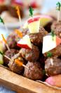 <p>Use your favorite apple cider drink to add autumn flavor to these meatballs.</p><p><strong>Get the recipe at <a href="http://www.momontimeout.com/2015/10/slow-cooker-apple-cider-maple-meatballs/" rel="nofollow noopener" target="_blank" data-ylk="slk:Mom on Timeout;elm:context_link;itc:0;sec:content-canvas" class="link ">Mom on Timeout</a>.</strong></p>