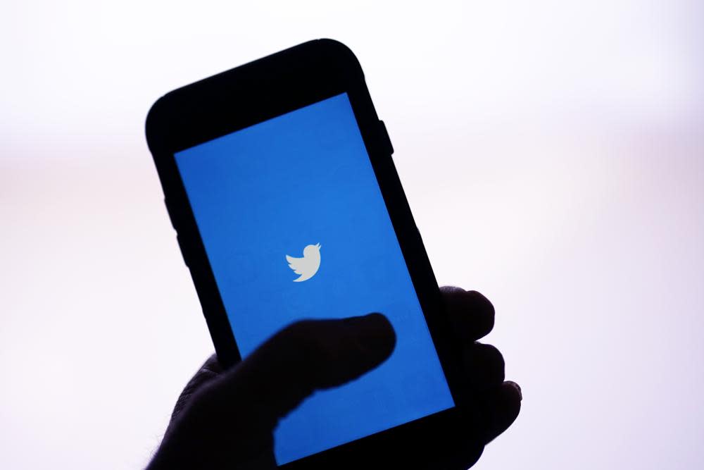 The Twitter application is seen on a digital device on April 25, 2022, in San Diego. (AP Photo/Gregory Bull, File)