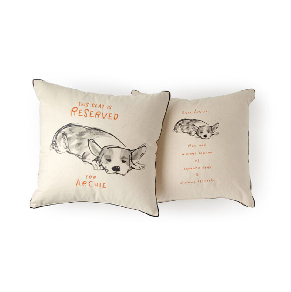 Custom Dog Pillow (Photo via Uncommon Goods)