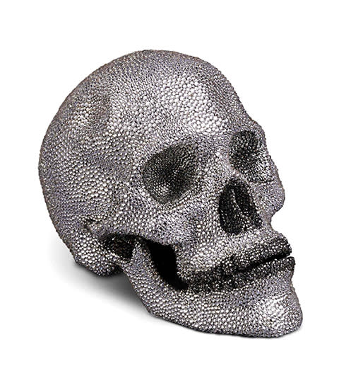 <p><strong>L'Objet </strong>crystal skull, $8,000, houzz.com</p><p><a rel="nofollow noopener" href="https://www.houzz.com/product/82214076-lobjet-skull-black-crystals-limited-edition-of-10-contemporary-decorative-objects-and-figurines" target="_blank" data-ylk="slk:BUY NOW;elm:context_link;itc:0;sec:content-canvas" class="link ">BUY NOW</a></p>