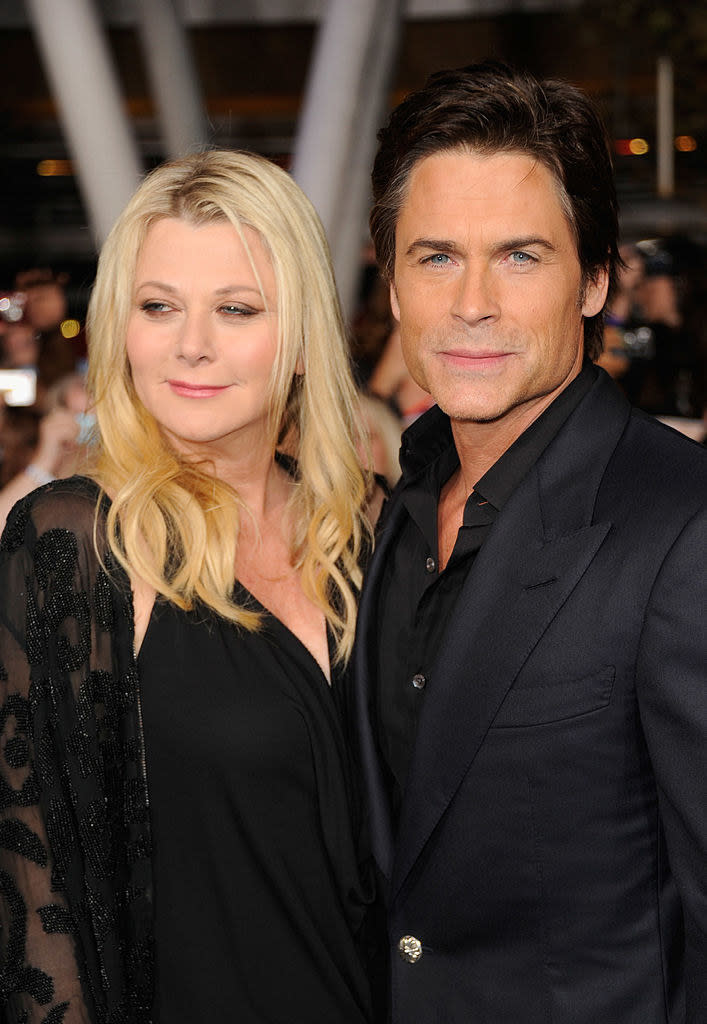 Sheryl Berkoff and Rob Lowe