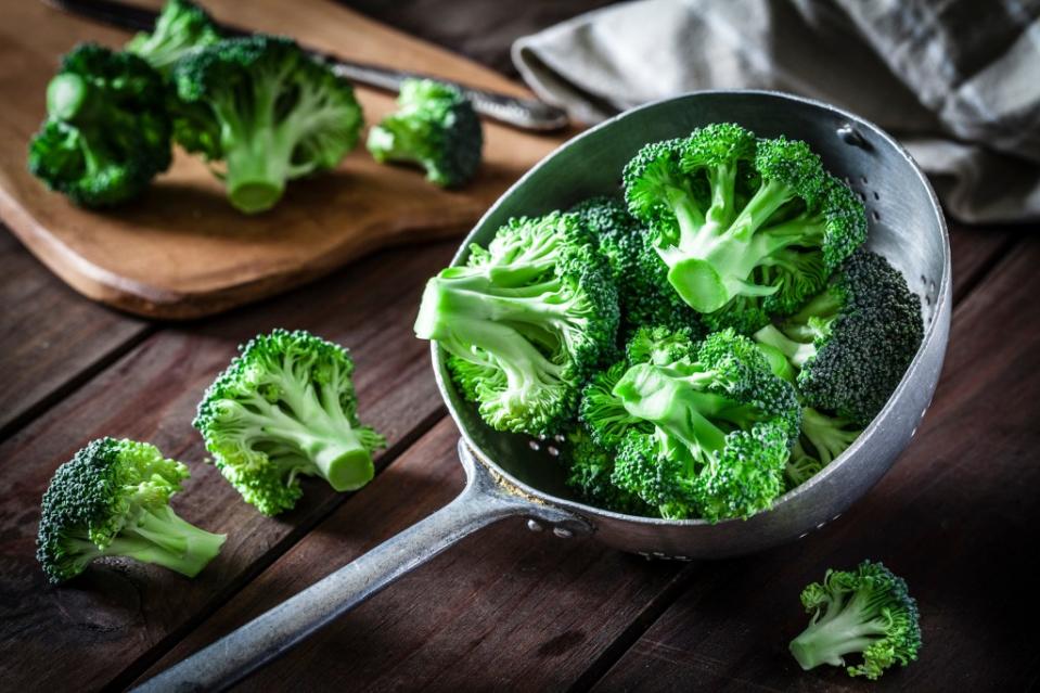 The vegetables Mosley prefers are broccoli, spinach, cauliflower, cucumber, and eggplant because they “contain a host of vitamins, minerals and other important nutrients like phytochemicals.” Getty Images