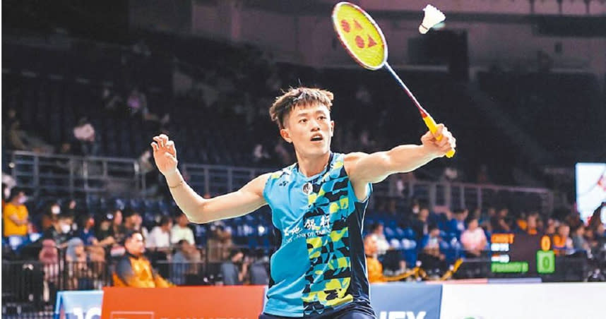 林俊易在泰國公開賽不敵台灣一哥周天成。（圖／報系資料照／badminton photo提供）