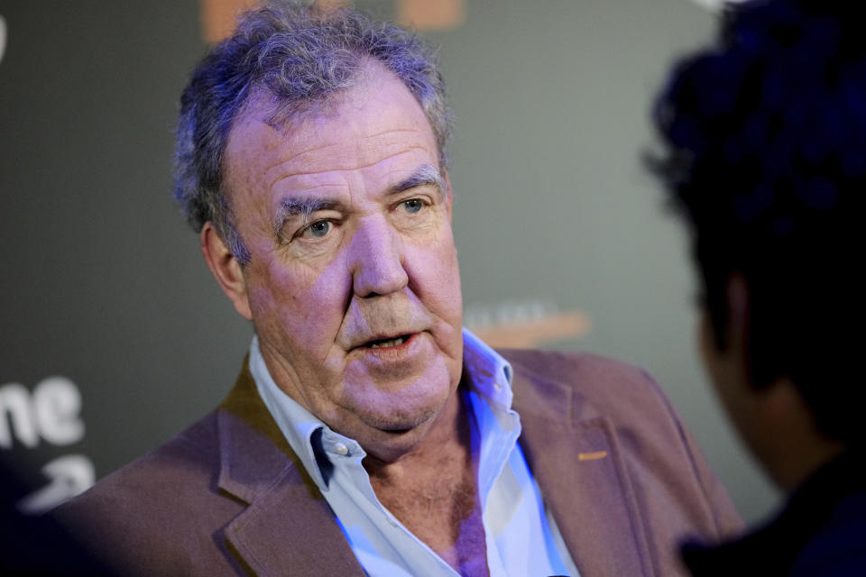 FILE - Jeremy Clarkson attends Amazon Studio's "The Grand Tour" season two premiere screening and party at Duggal Greenhouse on Thursday, Dec. 7, 2017, in New York. Britain's press watchdog on Friday, June 30, 2023 found a column in the The Sun tabloid about hatred for Prince Harry’s wife, Meghan, was sexist. The December opinion piece by TV personality Jeremy Clarkson inspired a record number of complaints to the Independent Press Standards Organisation. (Photo by Evan Agostini/Invision/AP, file)