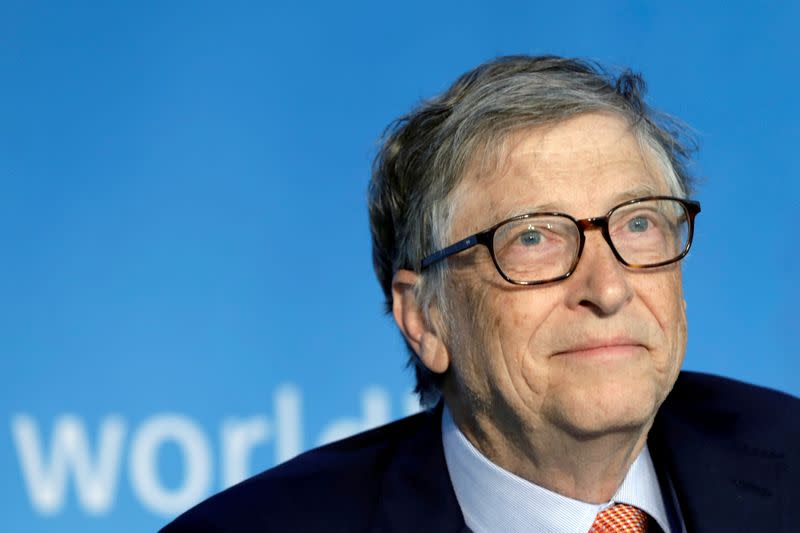 FILE PHOTO: Bill Gates, co-chair of the Bill & Melinda Gates Foundation; speaks at a panel discussion