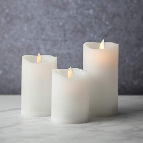 15) Flickering Flameless Candles (Set of 3)