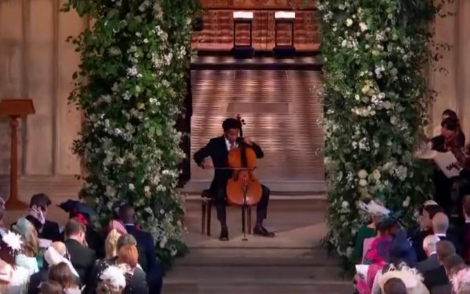 Kanneh-Mason said he did not feel overly  nervous playing at the royal wedding despite it being broadcast to millions