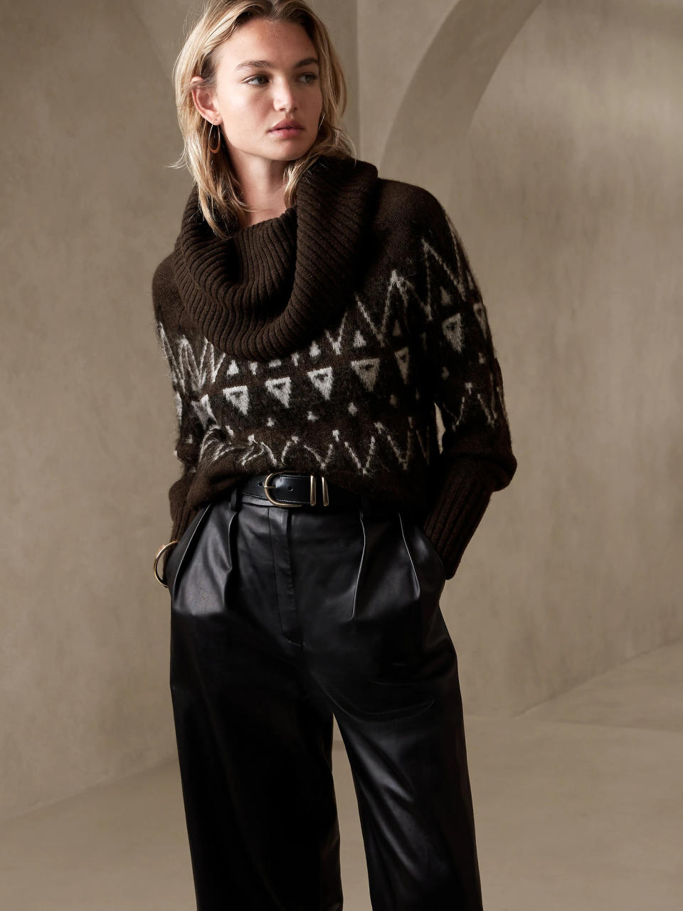 Brae Fair Isle Sweater. Image via Banana Republic.