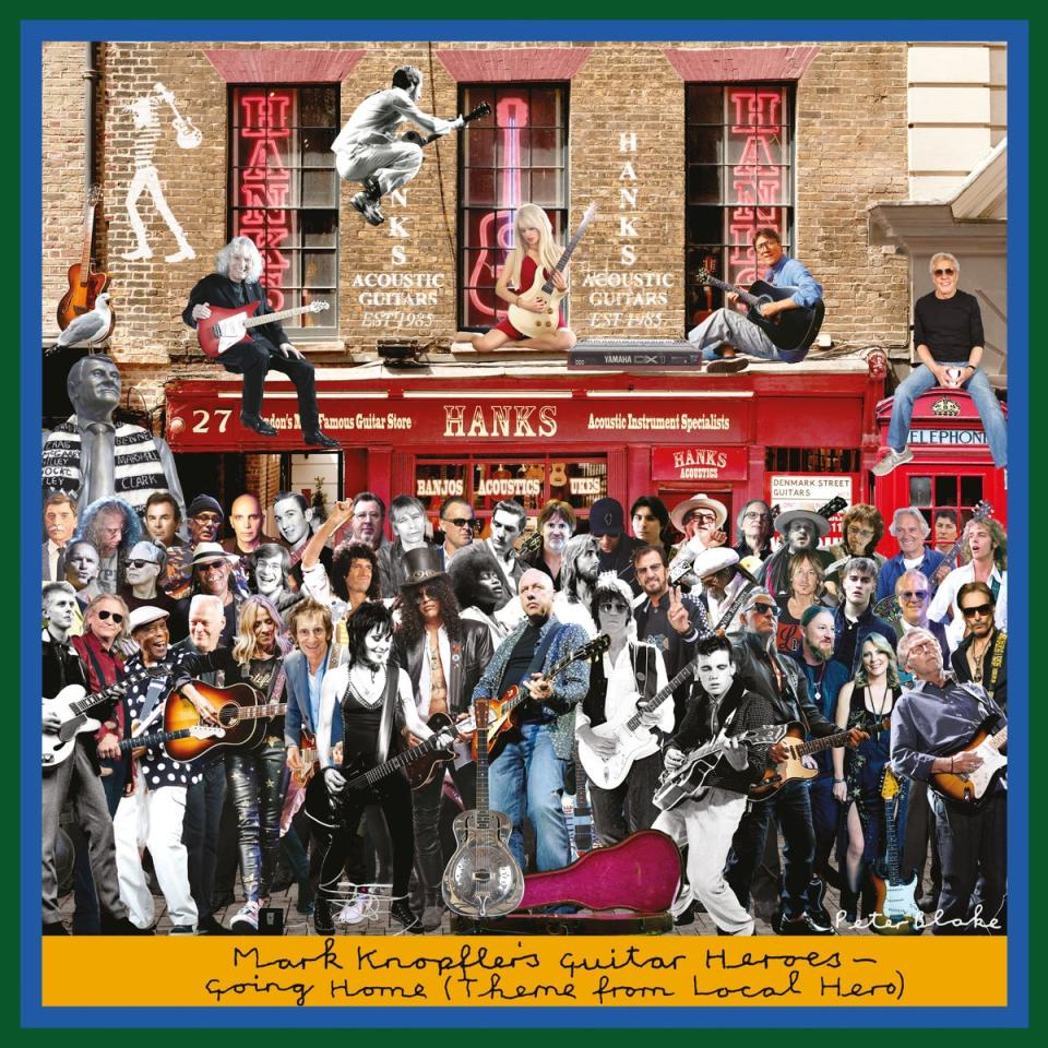 Mark Knopfler’s guitar heroes (Peter Blake)