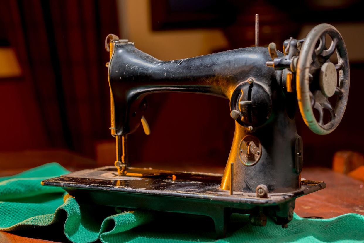 old sewing machine