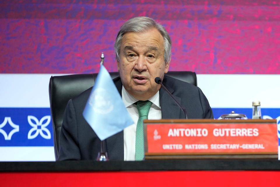 Antonio Guterres (Copyright 2022 The Associated Press. All rights reserved.)