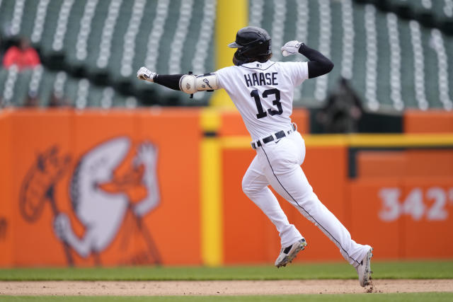 Eric Haase homers twice, Tigers beat Royals 10-2