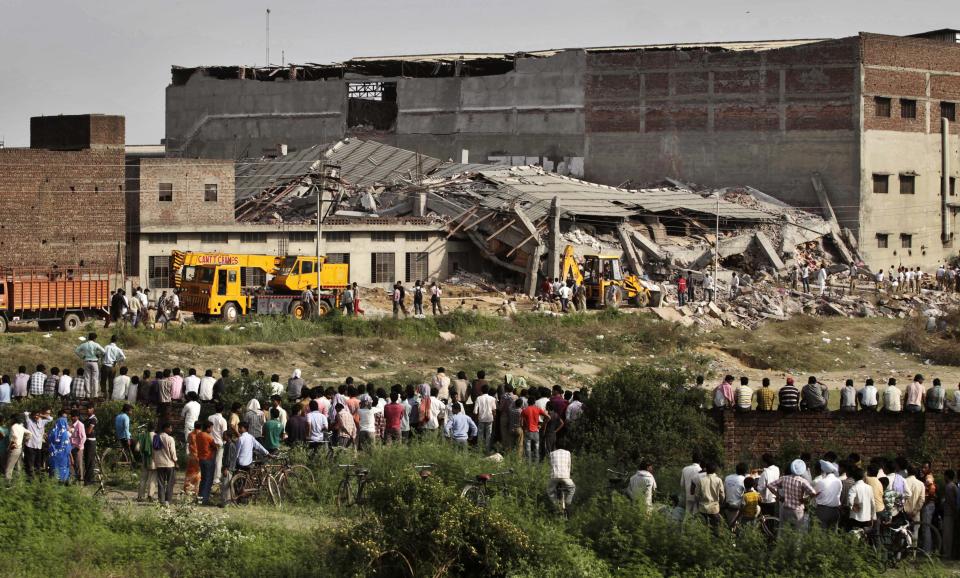 Factory collapse