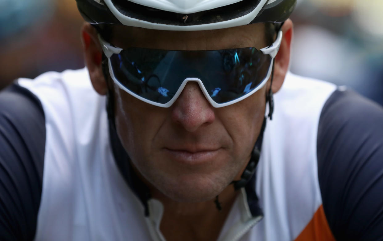 Lance Armstrong seems ready to bare his soul in ESPN's upcoming two-part documentary "LANCE." (Photo by Ezra Shaw/Getty Images)