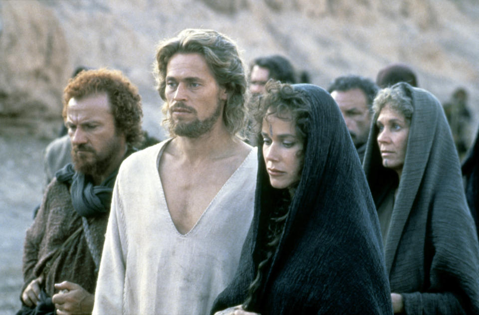 Harvey Keitel, Willem Dafoe and Barbara Hershey star in "The Last Temptation of Christ," released in 1988. (Photo: Sunset Boulevard via Getty Images)