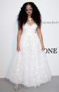 The singer has a princess moment in her Giambattista Valli x H&M A-line gown at the amfAR Gala.