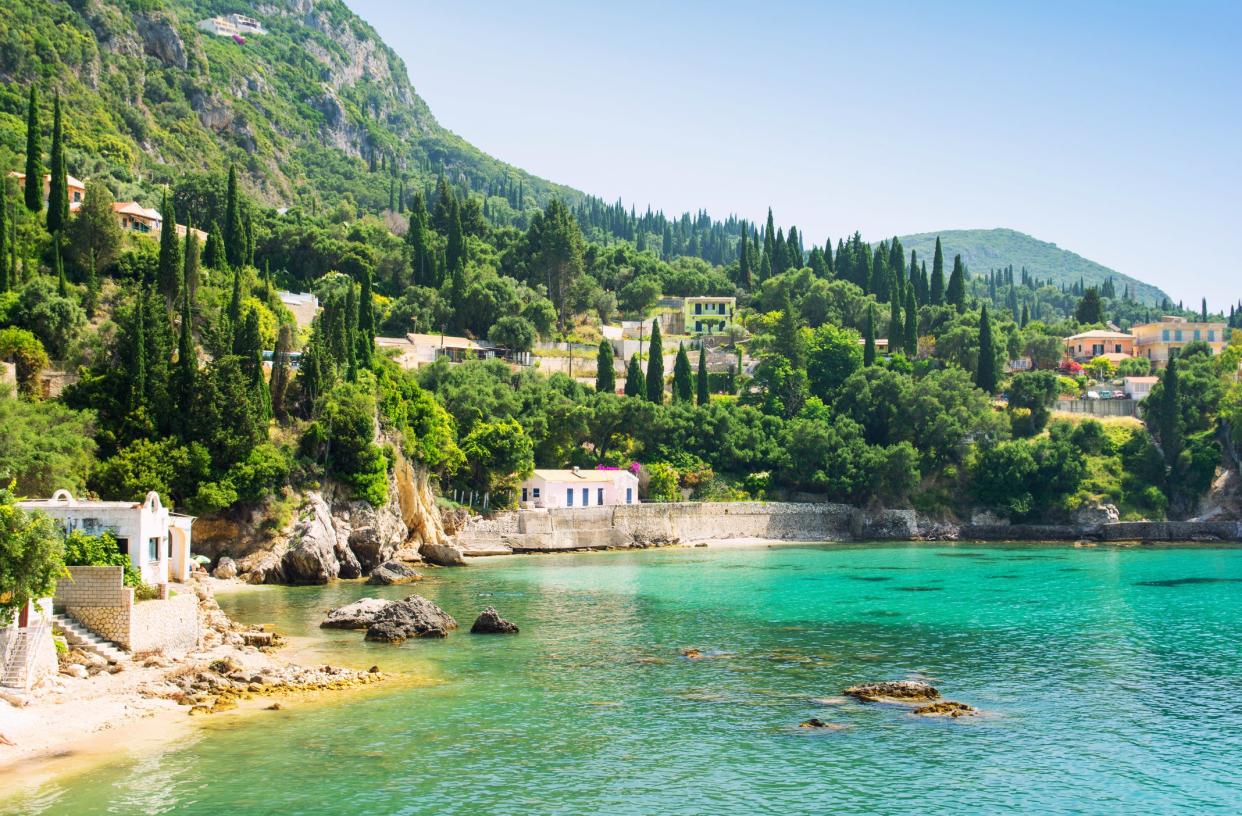 The Greek island of Corfu is still warm in October: Getty/iStock