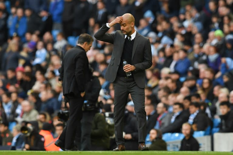 Having won his first 10 competitive games with Manchester City, manager Pep Guardiola has gone six without victory since, the longest winless run of his managerial career